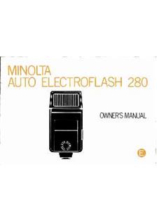 Minolta 280 manual. Camera Instructions.